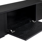 Onera - Meuble TV - Bois Noir/Noir