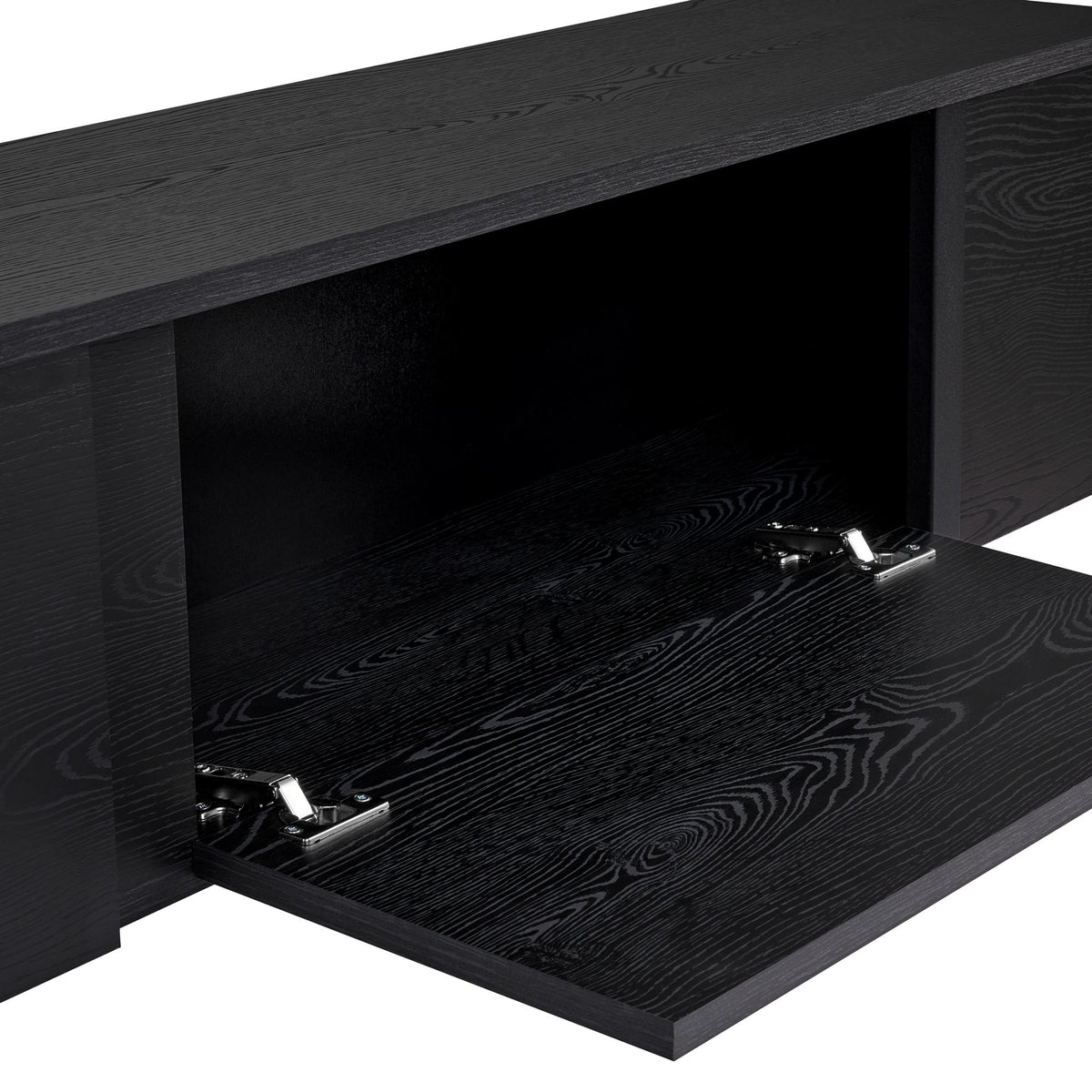 Onera - Meuble TV - Bois Noir/Noir