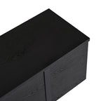 Onera - Meuble TV - Bois Noir/Noir