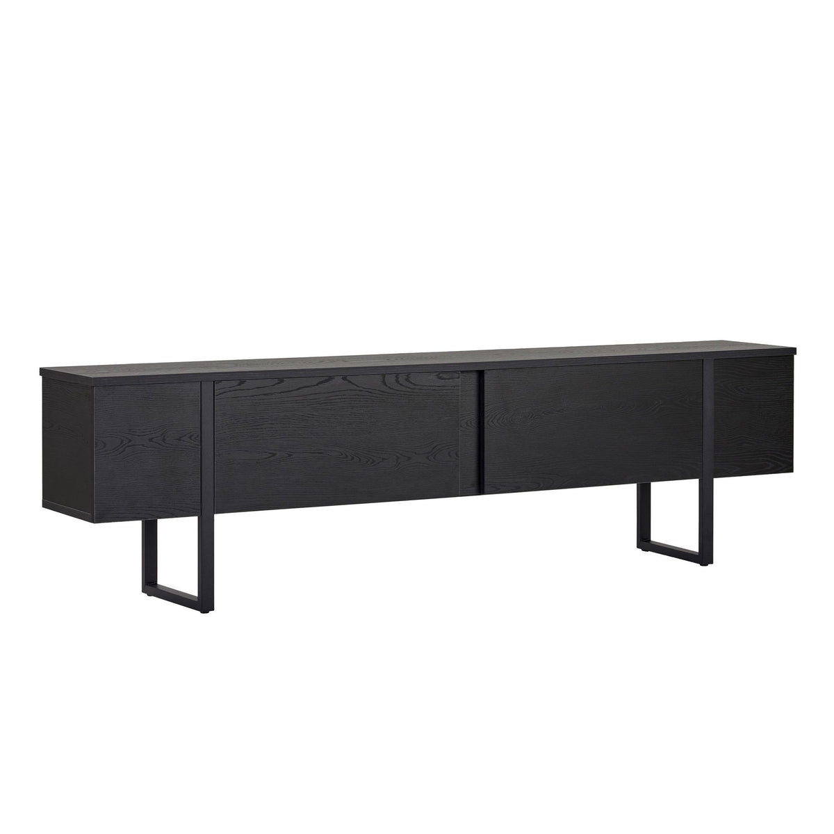 Onera - Meuble TV - Bois Noir/Noir