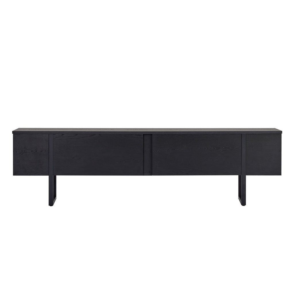 Onera - Meuble TV - Bois Noir/Noir