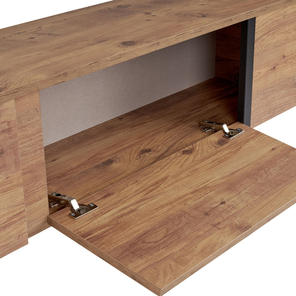 Onera - TV Stand - Atlantic Pine/Black
