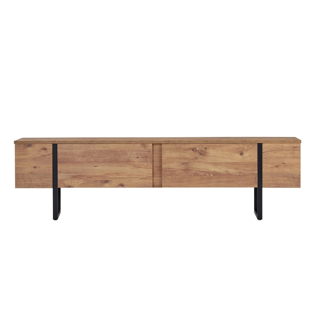 Onera - TV Stand - Atlantic Pine/Black