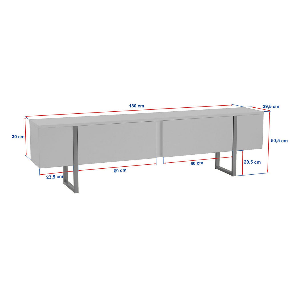 Onera - TV Stand - Atlantic Pine/Black