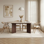 Tables À Manger Extensibles Sorell - Travertin / Noyer Milano