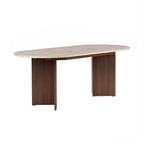 Tables À Manger Extensibles Sorell - Travertin / Noyer Milano