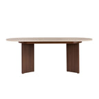 Tables À Manger Extensibles Sorell - Travertin / Noyer Milano