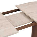 Tables À Manger Extensibles Sorell - Travertin / Noyer Milano
