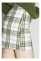 The Aria Tartan Neon Mini Skirt