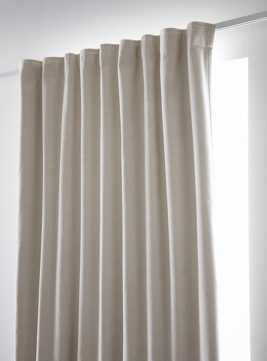 Bjorn - Rideau Galon Fronceur Occultant + Polaire - Polyester - Pampa