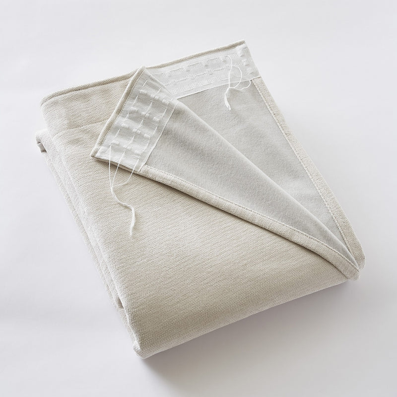 Rideau Galon Fronceur Occultant + Polaire - Polyester - Bjorn - Pampa