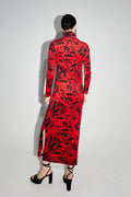 La Robe Tube Sam Velvet Kiku