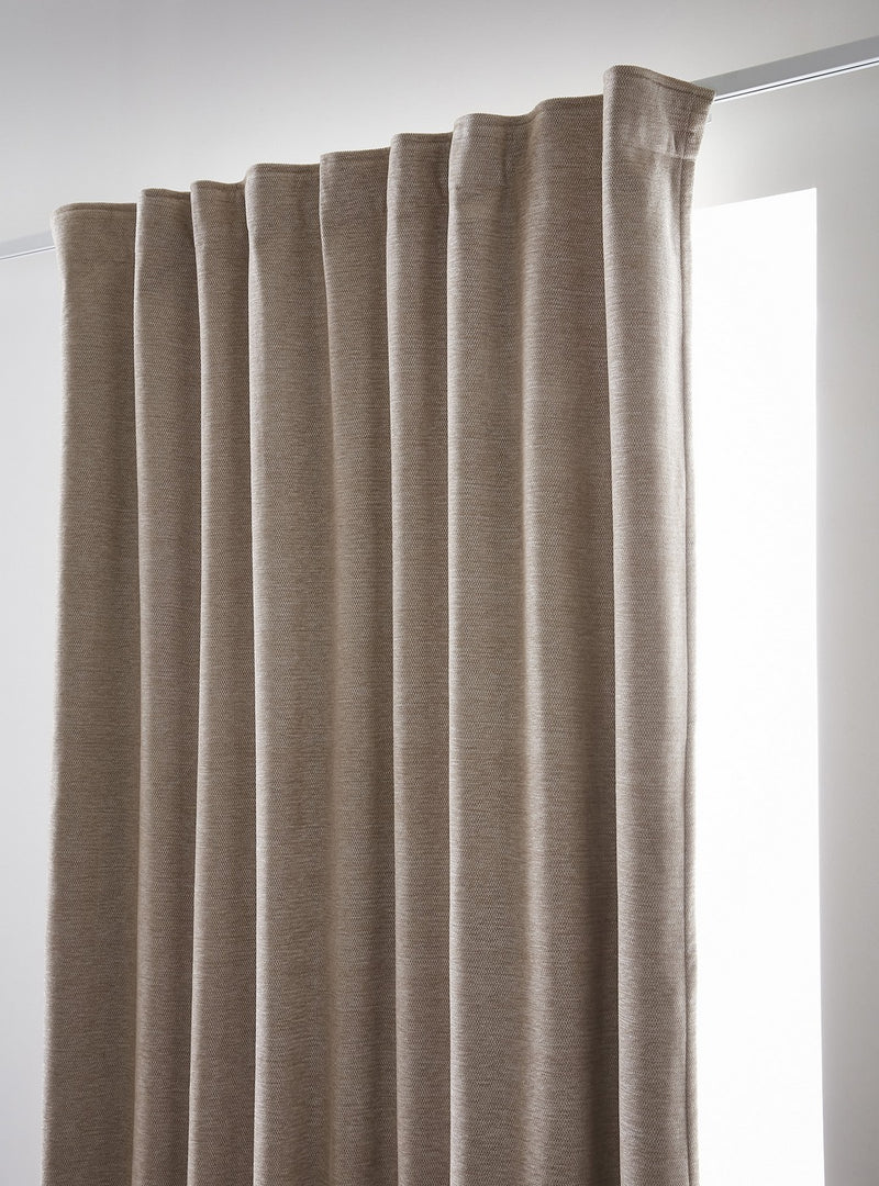 Rideau Galon Fronceur Occultant + Polaire - Polyester - Bjorn - Lin