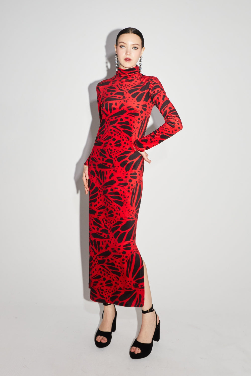 La Robe Tube Sam Velvet Kiku
