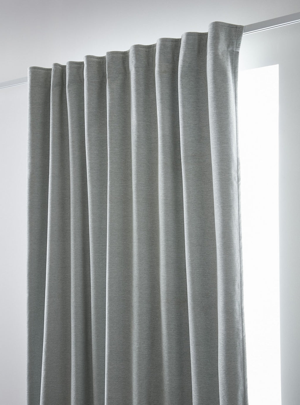 Bjorn - Rideau Galon Fronceur Occultant + Polaire - Polyester - Eucalyptus