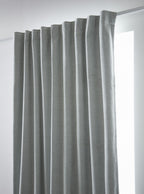 Bjorn - Rideau Galon Fronceur Occultant + Polaire - Polyester - Eucalyptus