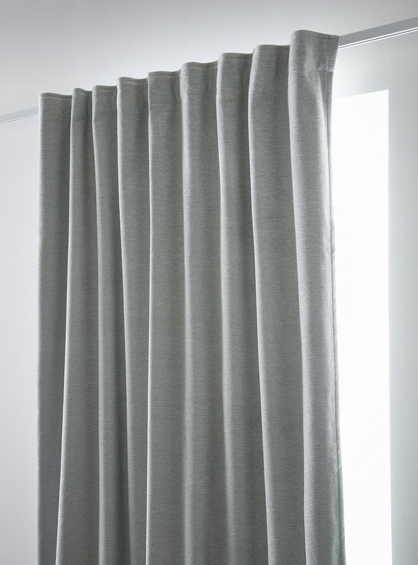 Bjorn - Rideau Galon Fronceur Occultant + Polaire - Polyester - Eucalyptus