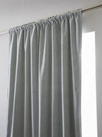 Bjorn - Rideau Galon Fronceur Occultant + Polaire - Polyester - Eucalyptus