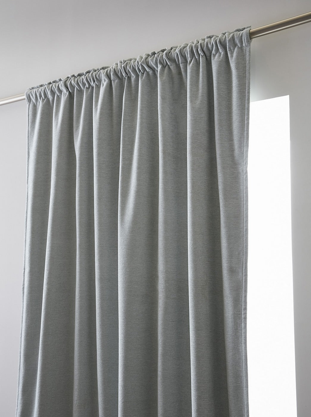 Bjorn - Rideau Galon Fronceur Occultant + Polaire - Polyester - Eucalyptus