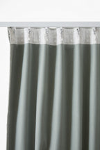 Bjorn - Rideau Galon Fronceur Occultant + Polaire - Polyester - Eucalyptus