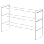 Zapatero Extensible De 3 Niveles - Frame - Blanco