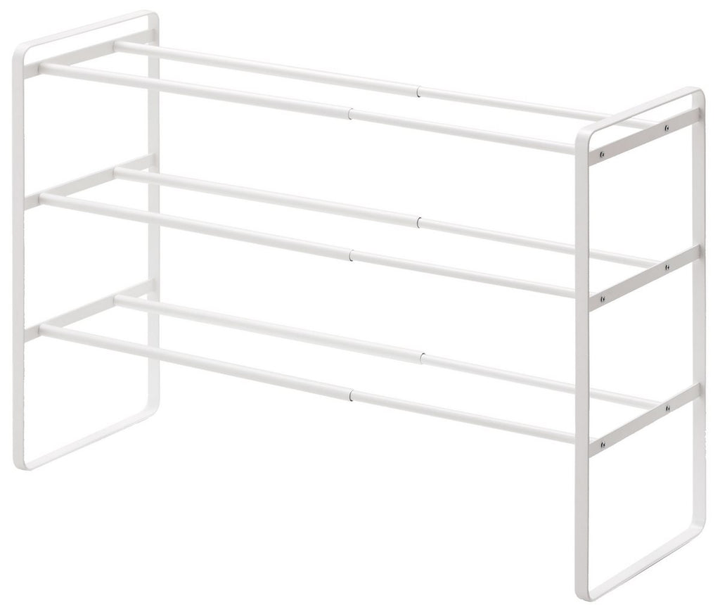 Zapatero Extensible De 3 Niveles - Frame - Blanco
