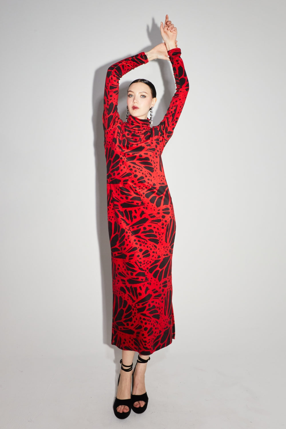 La Robe Tube Sam Velvet Kiku