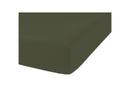 Mura Fitted Sheet - 100% Cotton Percale 80 Thread Count - Khaki