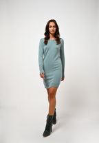 Round-Neck Dress - Armet - Green