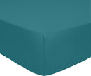 Drap Housse , Bonnet 30Cm 100% Percale De Coton 80Fils Emeraude