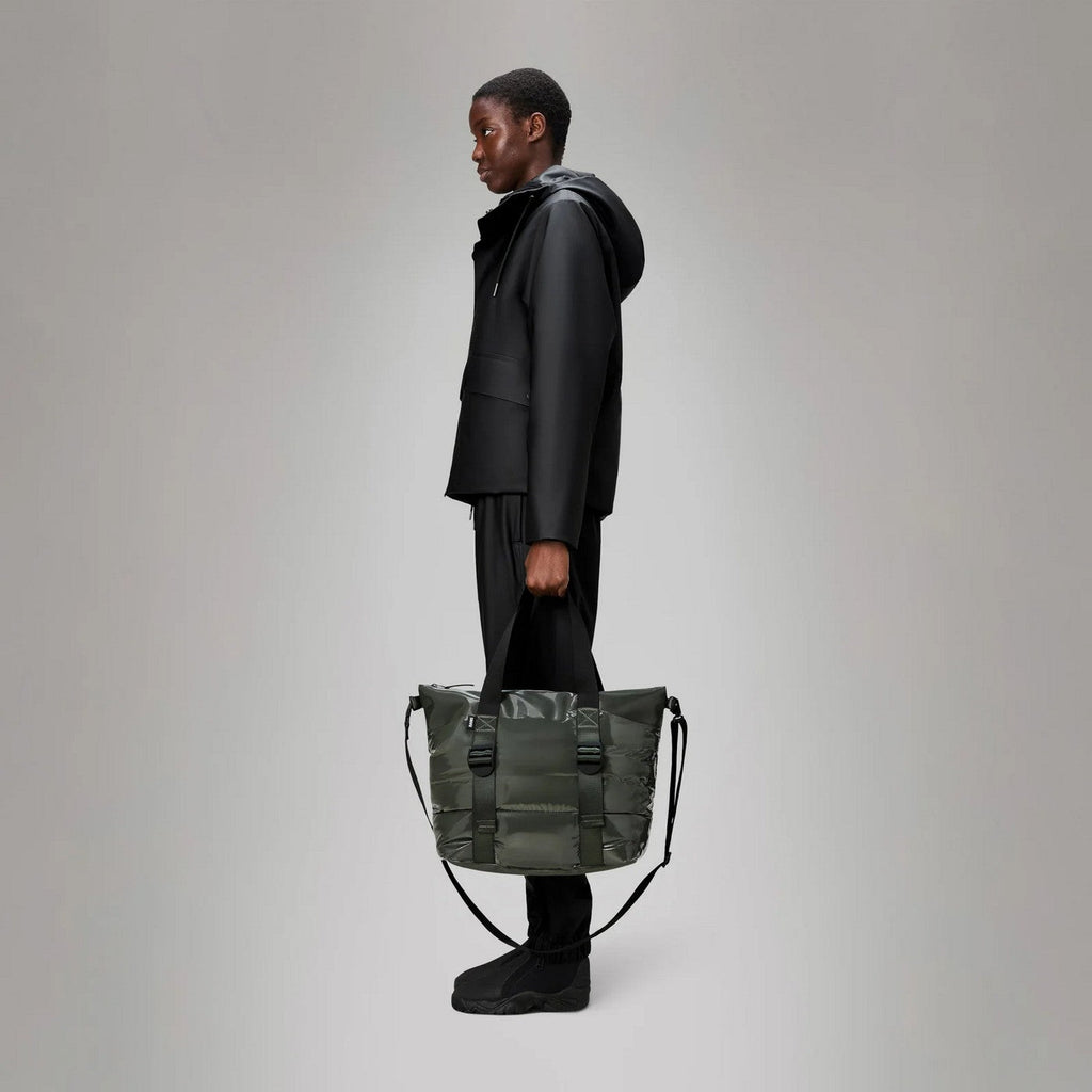 Bolso Puffer Mix Tote Mini W3 Swamp - Unisex