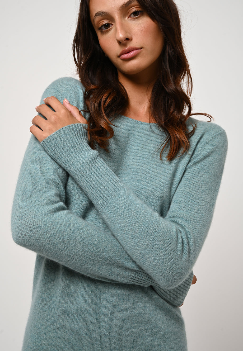 Round-Neck Dress - Armet - Green