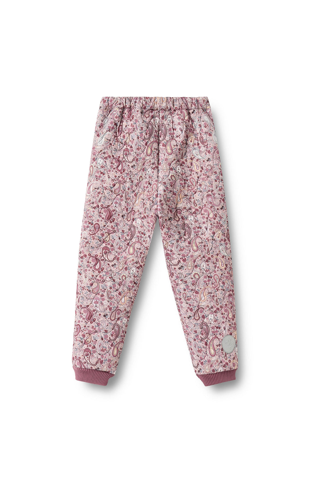Pantalón térmico Alex - Estampado paisley rosa empolvado