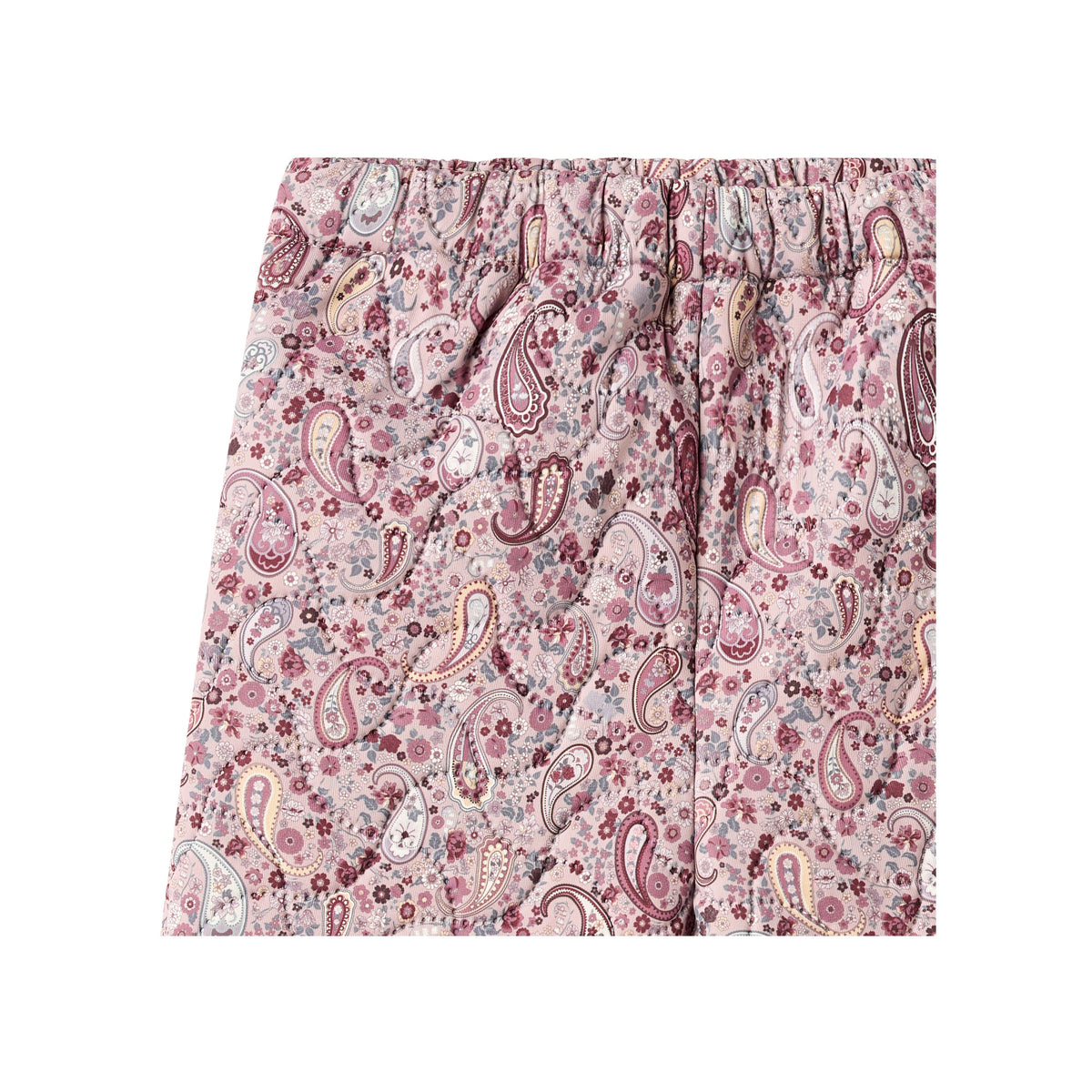 Pantalón térmico Alex - Estampado paisley rosa empolvado