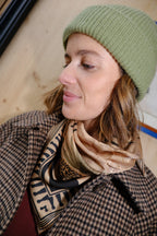 Georgia Scarf Beige Pattern