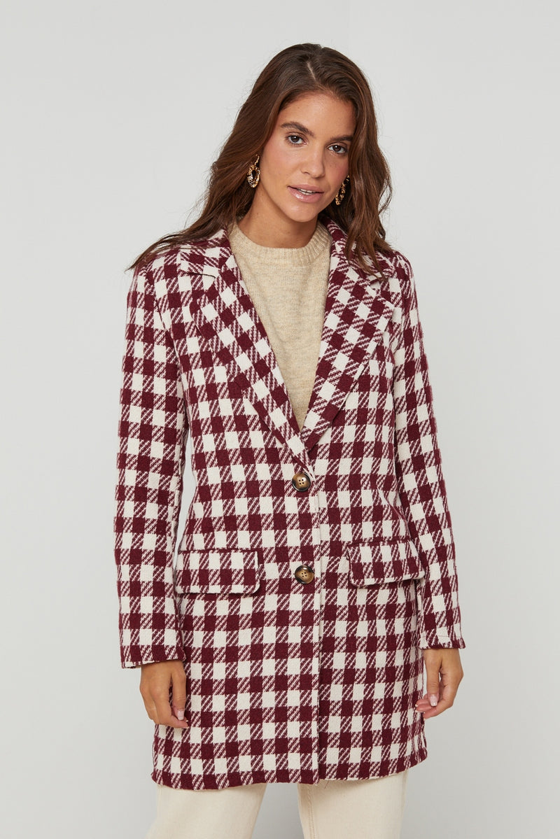 Coat 7590E - Bordeaux