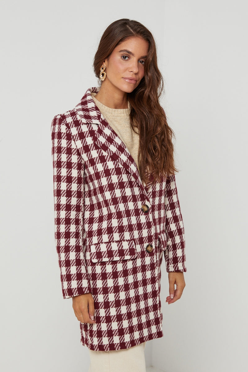 Coat 7590E - Bordeaux