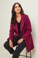 Coat 7590 - Plum