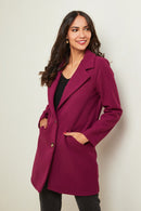 Coat 7590 - Plum