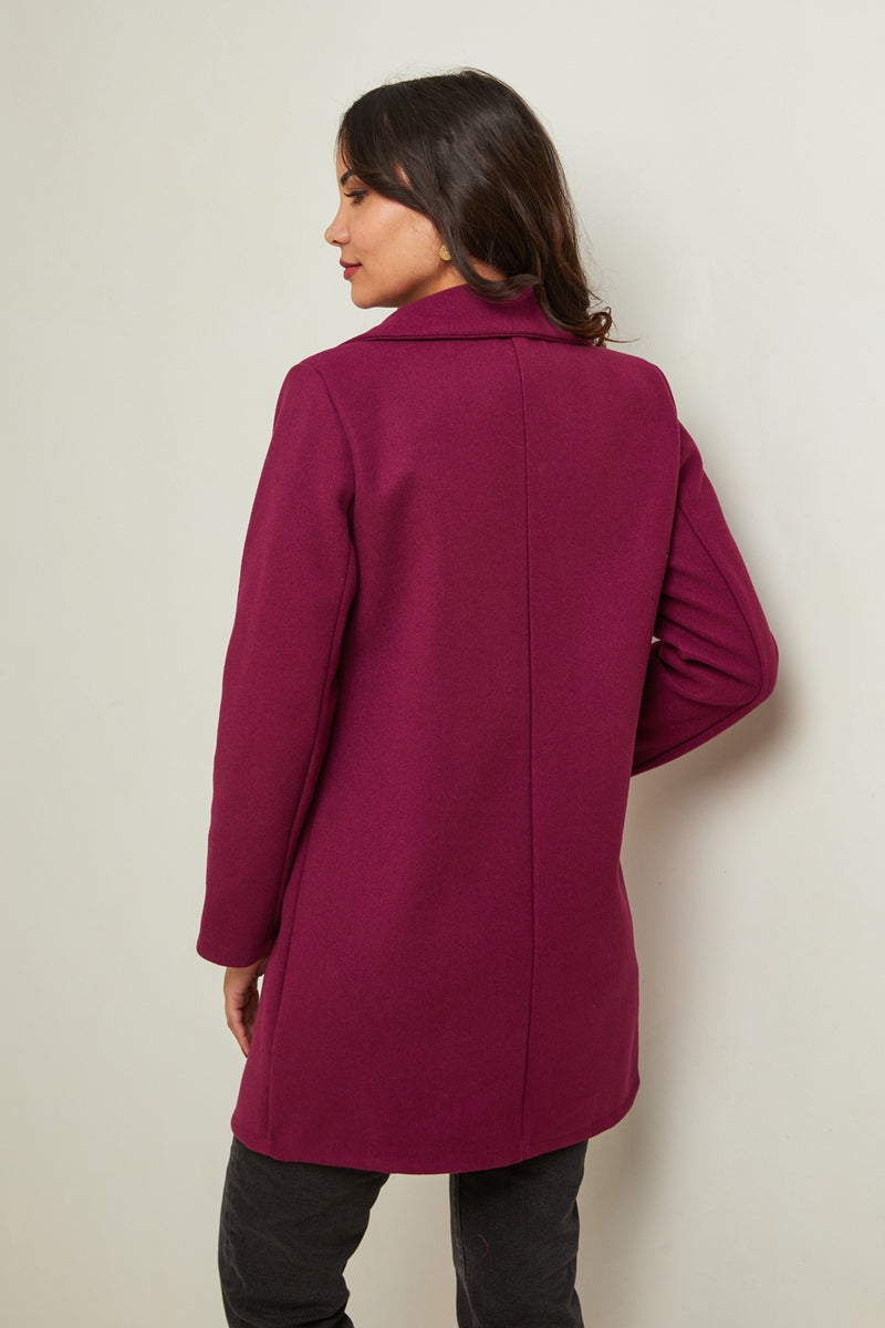 Coat 7590 - Plum