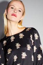 La Blouse Daisy Cache Cœur Réversible Lucky Cat