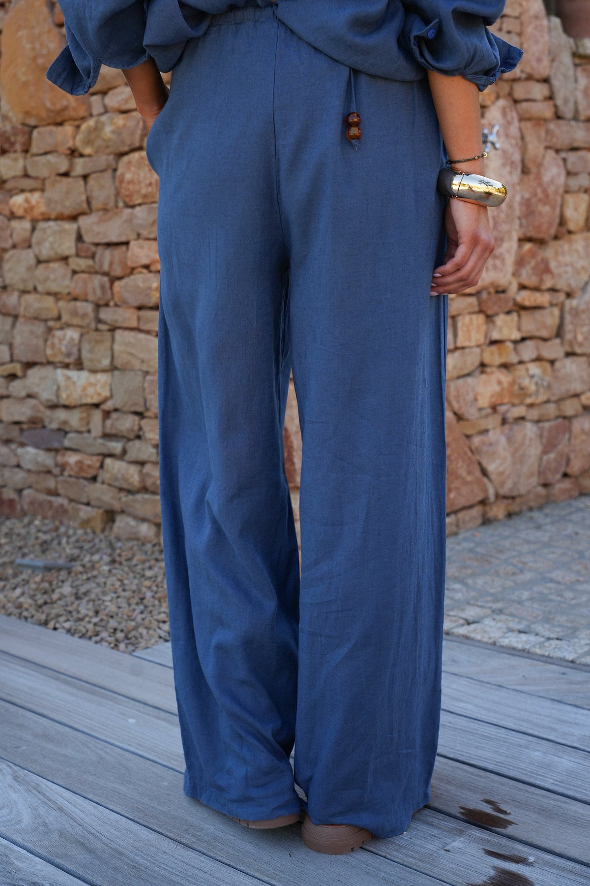 Pantalon Droit - Lore Bleu