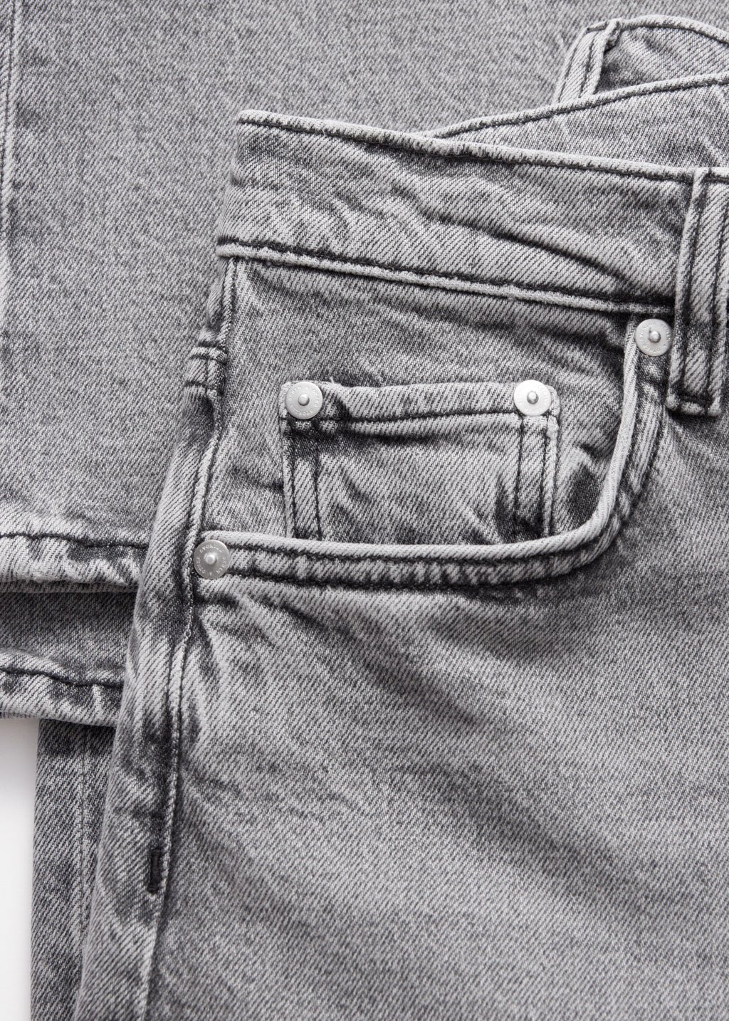 Vaqueros de corte ancho S3 - Gris