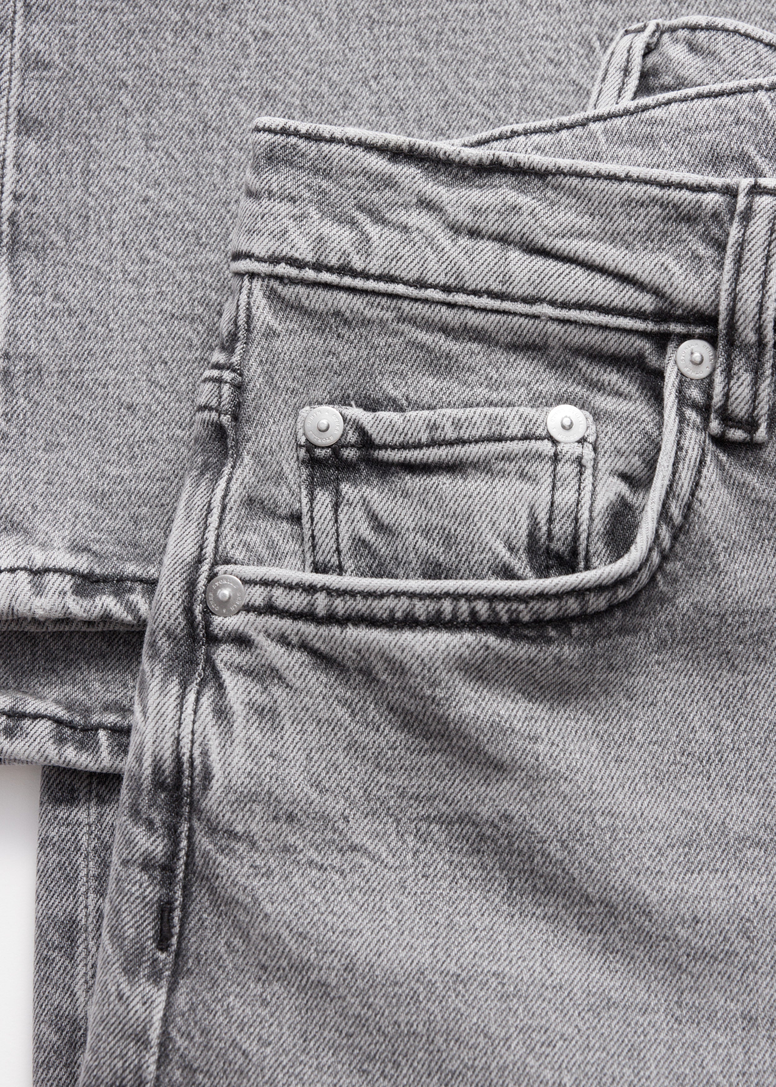 Vaqueros de corte ancho S3 - Gris