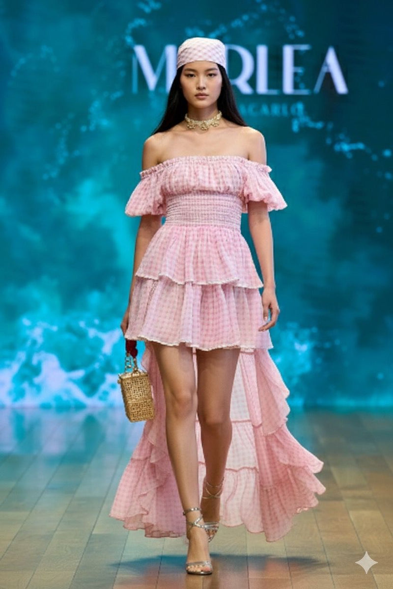 Ella Dress - Pink Vichy