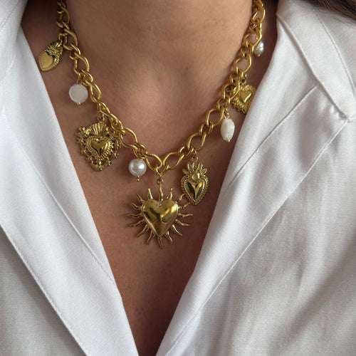 Collier Santi - Multi Pampilles