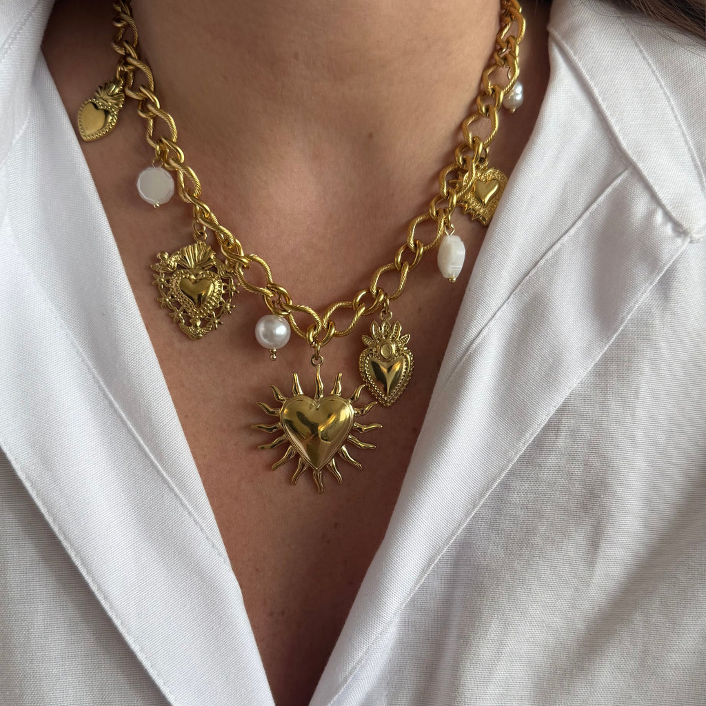 Collier Santi - Multi Pampilles