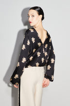 La Blouse Daisy Cache Cœur Réversible Lucky Cat