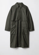 Jacket Es Joan Waxed Coat - Green - Women
