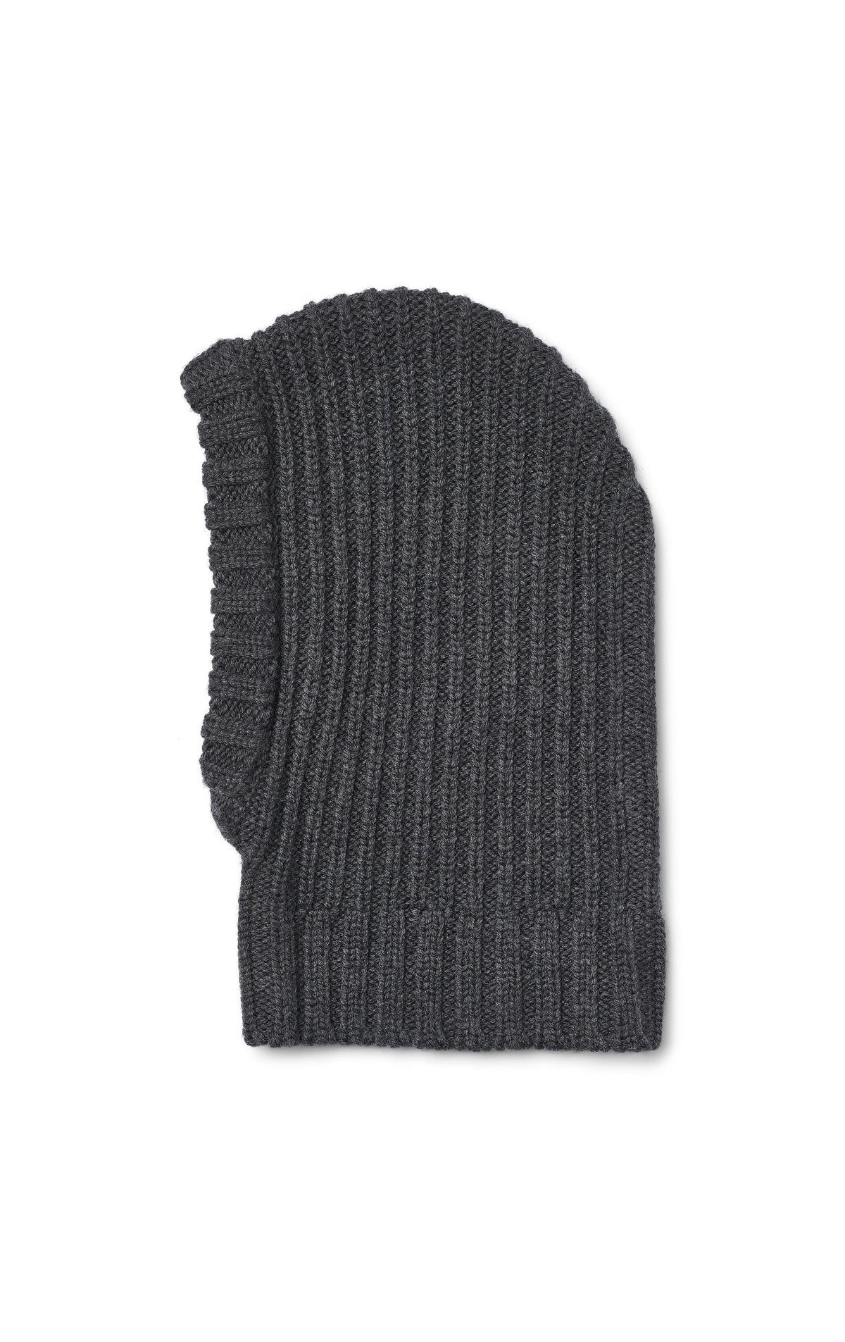 Passamontagna in maglia Woolao - Grigio antracite mélange